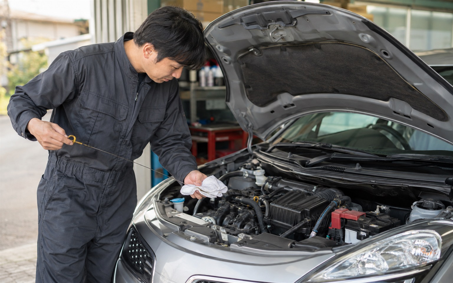 車検・点検整備の様子